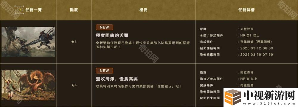 《怪物獵人荒野》首波活動(dòng)任務(wù)開啟 可獲得「庫納法起司」食材